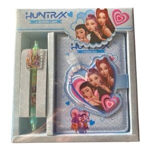 NWT-K-POP DEMON HUNTERS-BLUE JOURNAL AND PEN